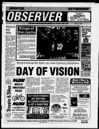 cover page of New Observer (Bristol) published on May 2, 1997