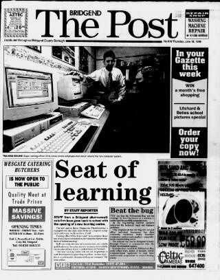 cover page of Bridgend & Ogwr Herald & Post published on June 18, 1998