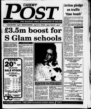 cover page of Cardiff Post published on February 2, 1995