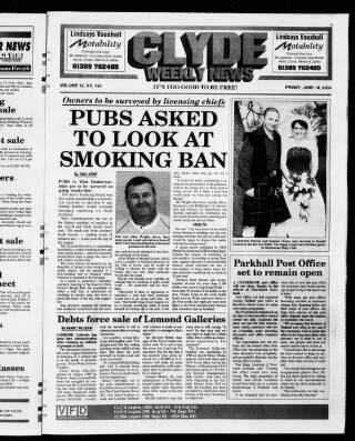 cover page of Clyde Weekly News published on June 18, 2004