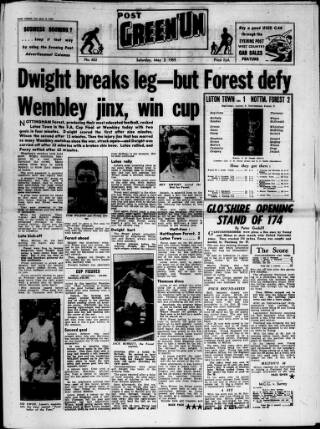 cover page of Post Green 'un (Bristol) published on May 2, 1959