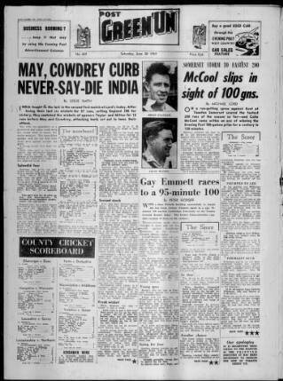 cover page of Post Green 'un (Bristol) published on June 20, 1959