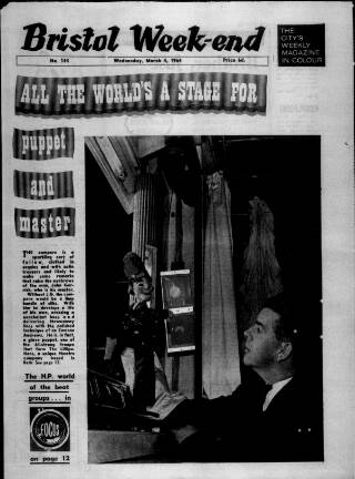 cover page of Bristol Week-End published on March 4, 1964