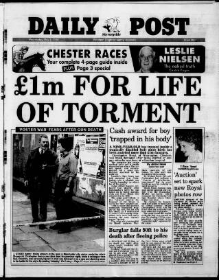 cover page of Liverpool Daily Post published on May 4, 1994