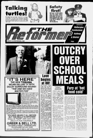 cover page of Rutherglen Reformer published on November 2, 1990