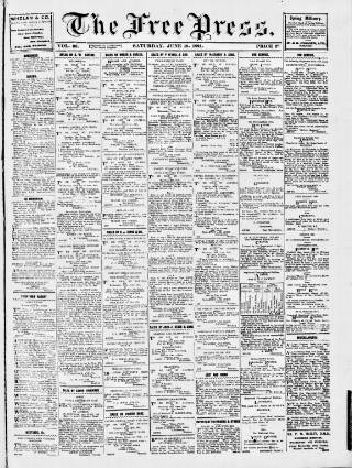 cover page of Free Press (Wexford) published on June 18, 1921