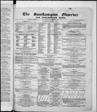 cover page of Southampton Observer and Hampshire News published on May 4, 1872