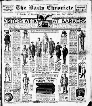 cover page of London Daily Chronicle published on August 2, 1926
