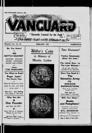 cover page of Protestant Vanguard published on February 1, 1946