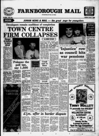 cover page of Farnborough Mail published on May 1, 1990