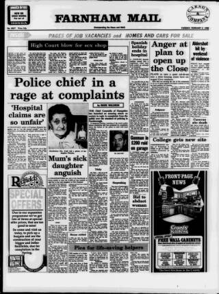 cover page of Farnham Mail published on February 2, 1988