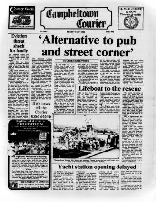 cover page of Campbeltown Courier published on May 4, 1990