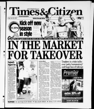 cover page of Bedfordshire Times and Independent published on June 18, 2004