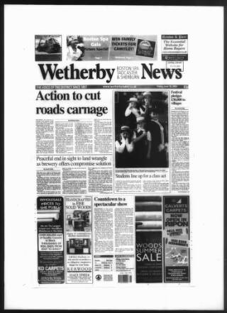 cover page of Wetherby News published on June 18, 2004