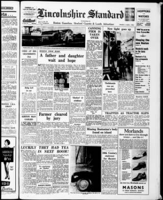 cover page of Lincolnshire Standard and Boston Guardian published on November 2, 1962