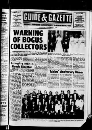 cover page of Broughty Ferry Guide and Advertiser published on November 2, 1985