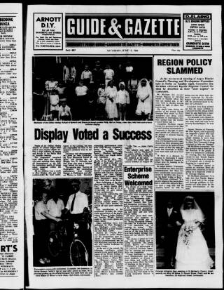 cover page of Broughty Ferry Guide and Advertiser published on June 18, 1988