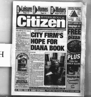 cover page of Peterborough Advertiser published on March 19, 1998