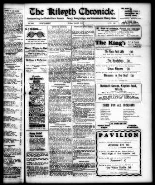 cover page of Kilsyth Chronicle published on June 18, 1948