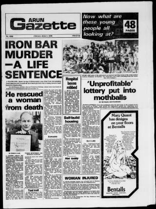 cover page of Littlehampton Gazette published on May 4, 1979
