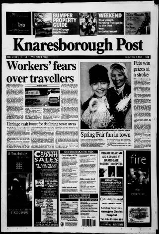 cover page of Knaresborough Post published on May 4, 2001
