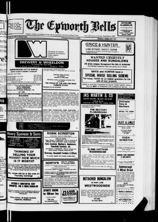 cover page of Epworth Bells, Crowle and Isle of Axholme Messenger published on February 2, 1979