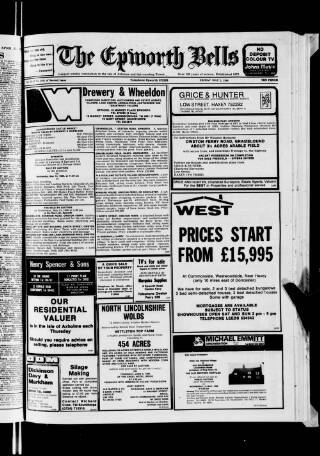 cover page of Epworth Bells, Crowle and Isle of Axholme Messenger published on May 2, 1980