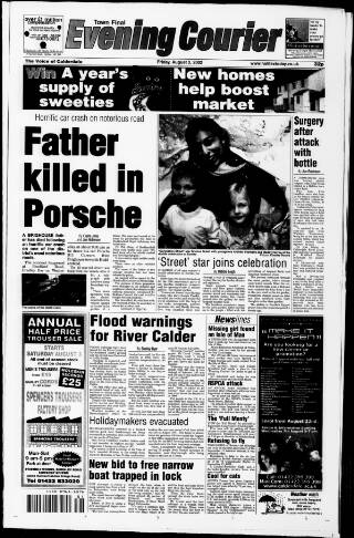 cover page of Halifax Evening Courier published on August 2, 2002