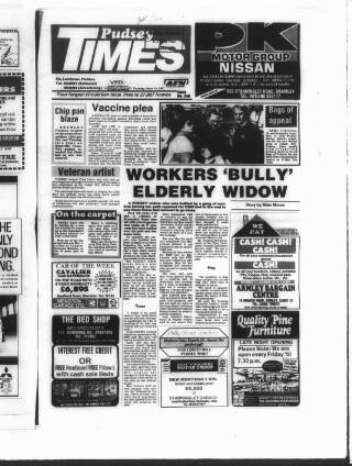 cover page of Pudsey & Stanningley News published on March 19, 1987