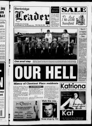 cover page of Banbridge Leader published on May 28, 2003