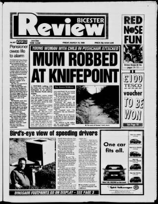 cover page of Bicester Review published on March 19, 1999