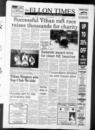 cover page of Ellon Times & East Gordon Advertiser published on June 2, 1994