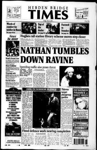 cover page of Hebden Bridge Times published on May 2, 2003