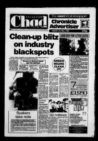 cover page of Chad (Alfreton) published on May 4, 1990