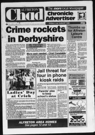 cover page of Chad (Alfreton) published on August 2, 1991