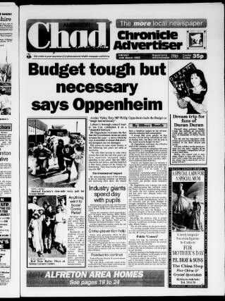 cover page of Chad (Alfreton) published on March 19, 1993