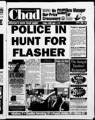 cover page of Chad (Alfreton) published on June 18, 1999