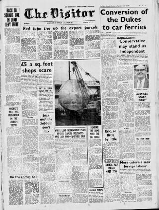 cover page of Morecambe Visitor published on March 19, 1969