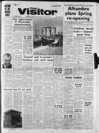 cover page of Morecambe Visitor published on February 2, 1972