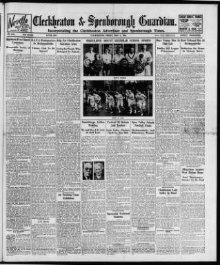 cover page of Cleckheaton & Spenborough Guardian published on May 4, 1951