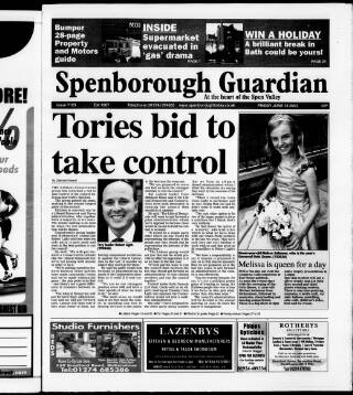 cover page of Cleckheaton & Spenborough Guardian published on June 18, 2004