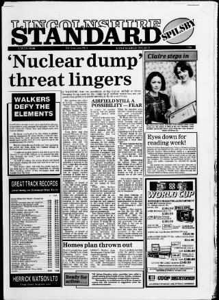 cover page of Spilsby Standard published on May 2, 1986