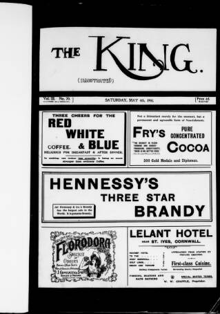 cover page of King and his Navy and Army published on May 4, 1901