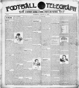 cover page of Saturday Telegraph (Grimsby) published on August 2, 1902