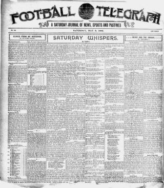 cover page of Saturday Telegraph (Grimsby) published on May 2, 1903