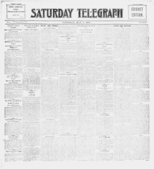 cover page of Saturday Telegraph (Grimsby) published on May 4, 1907