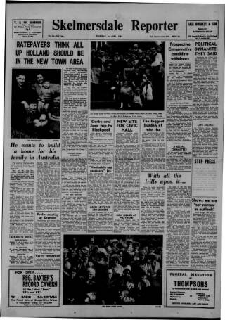cover page of Skelmersdale Reporter published on April 2, 1964