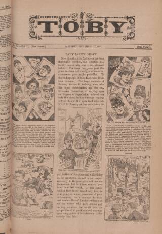 cover page of Toby published on September 17, 1887