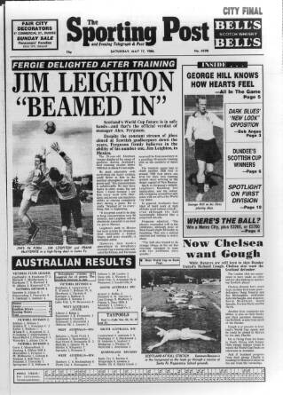 cover page of Sporting Post published on May 17, 1986