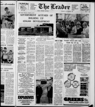 cover page of Dromore Leader published on September 17, 1981